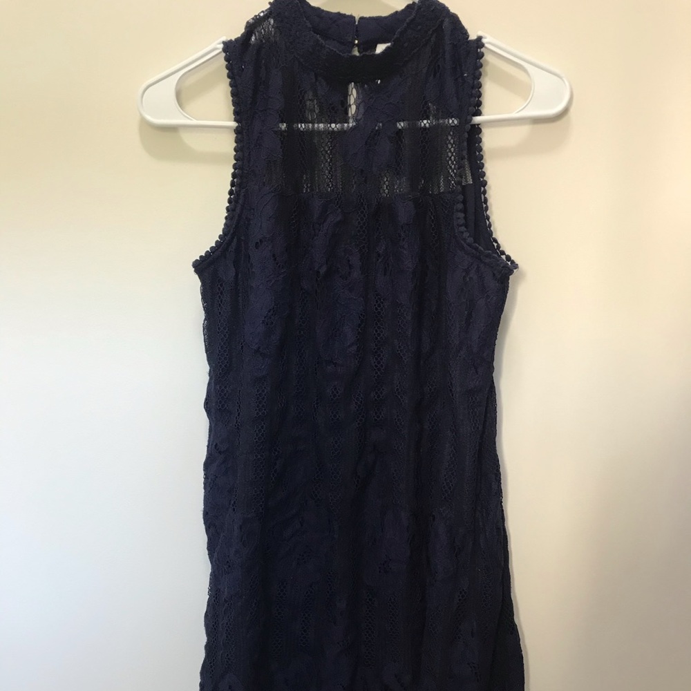 Xhilaration Navy Lace Dress